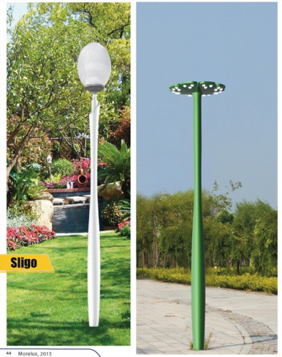 Aluminium alloy courtyard light pole